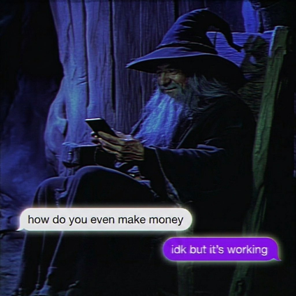 how do you even make money — idk but it's working
